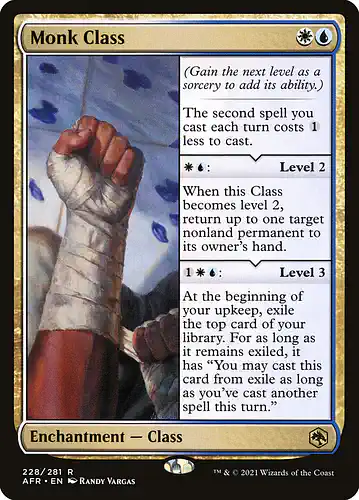 Monk Class - afr Spoiler