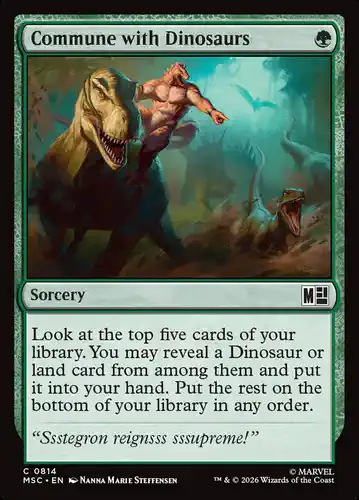 Commune with Dinosaurs - msc Spoiler