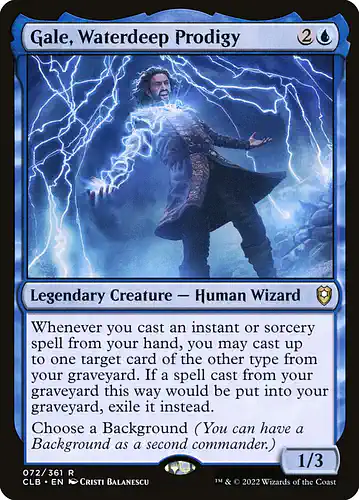 Gale, Waterdeep Prodigy - clb Spoiler