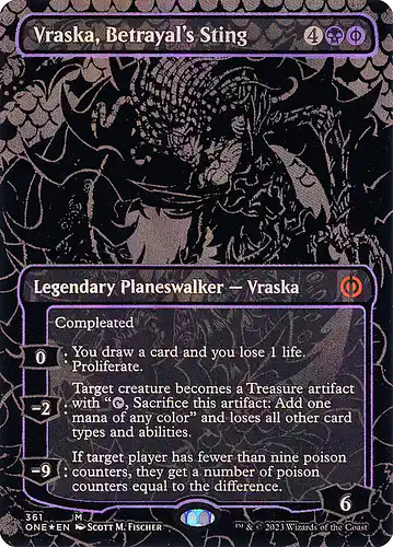 Vraska, Betrayal's Sting - one Spoiler