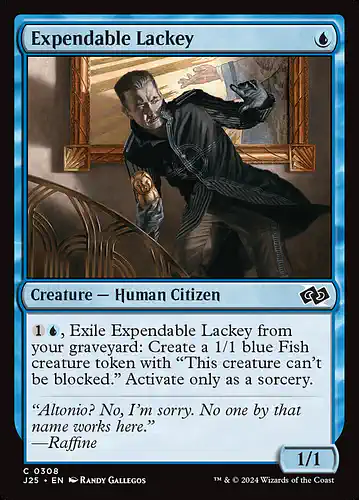 Expendable Lackey - j25 Spoiler