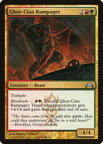 Ghor-Clan Rampager - gtc Spoiler