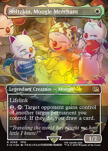Stiltzkin, Moogle Merchant - fin Spoiler