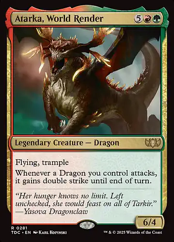 Atarka, World Render - tdc Spoiler
