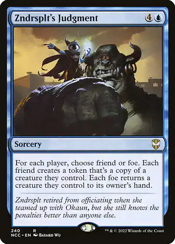 Zndrsplt's Judgment - ncc Spoiler