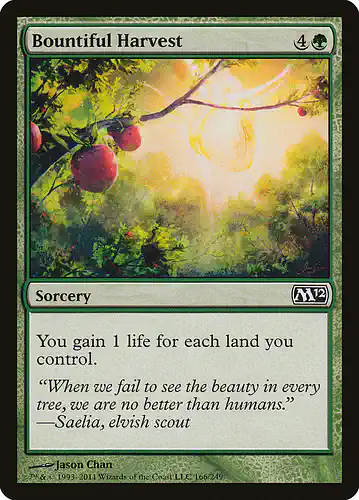Bountiful Harvest - m12 Spoiler