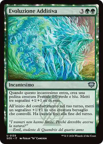 Additive Evolution - sos Spoiler
