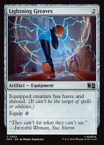 Lightning Greaves - msc Spoiler