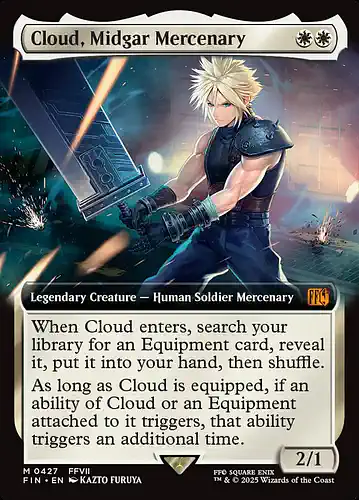 Cloud, Midgar Mercenary - fin Spoiler
