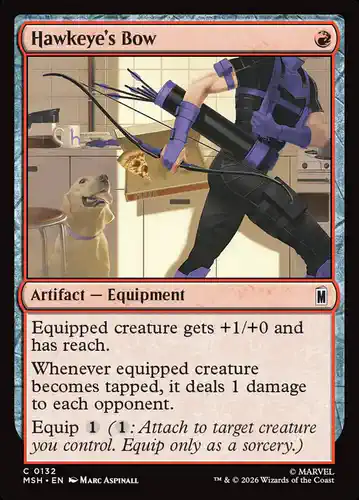 Hawkeye's Bow - msh Spoiler