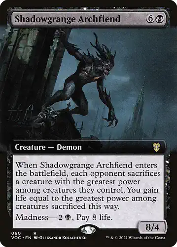 Shadowgrange Archfiend - voc Spoiler