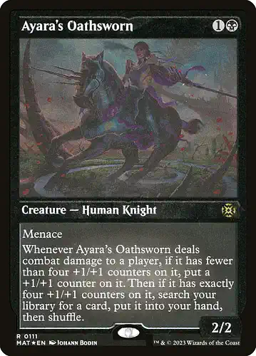 Ayara's Oathsworn - mat Spoiler