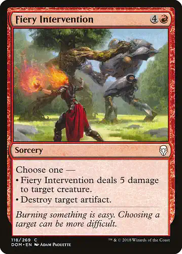 Fiery Intervention - dom Spoiler