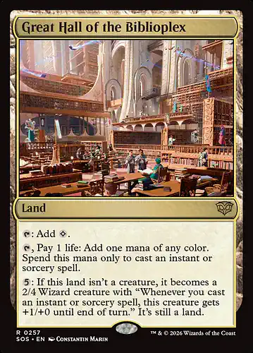 Great Hall of the Biblioplex - sos Spoiler