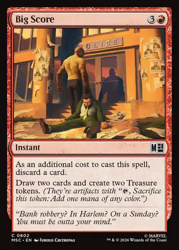Big Score - msc Spoiler