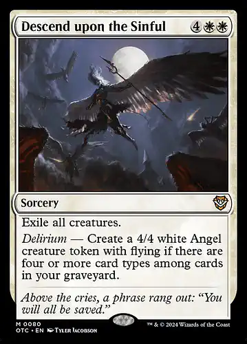 Descend upon the Sinful - otc Spoiler
