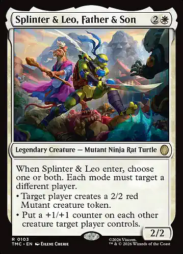 Splinter & Leo, Father & Son - tmc Spoiler