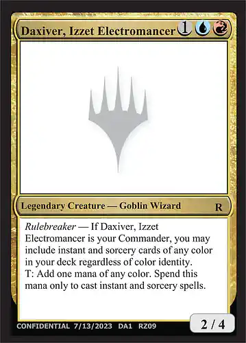 Daxiver, Izzet Electromancer - unk Spoiler