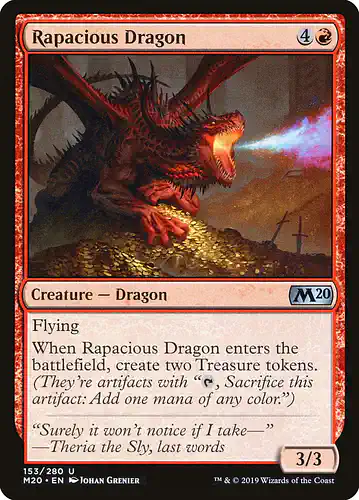Rapacious Dragon - m20 Spoiler