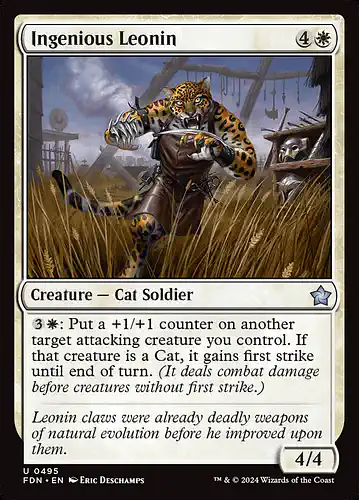 Ingenious Leonin - fdn Spoiler