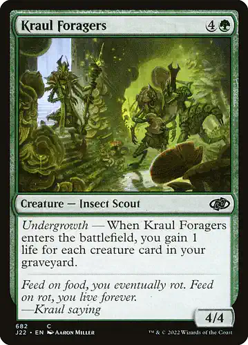 Kraul Foragers - j22 Spoiler