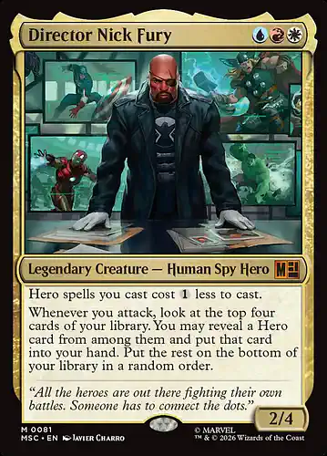 Director Nick Fury - msc Spoiler