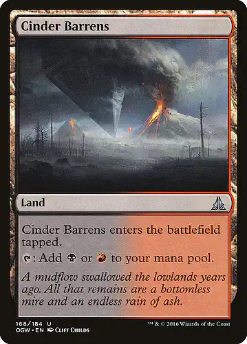 Cinder Barrens - ogw Spoiler