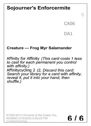 Sojourner's Enforcermite - unk Spoiler