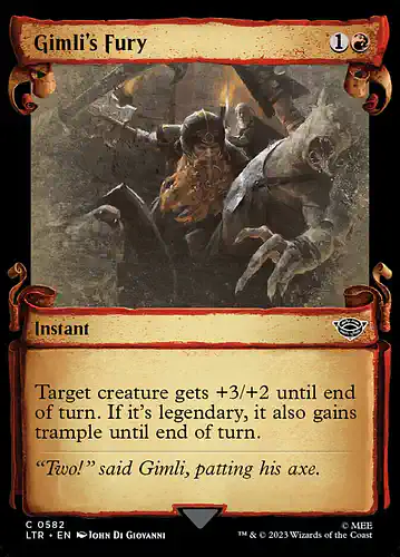 Gimli's Fury - ltr Spoiler