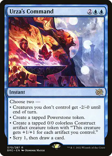 Urza's Command - bro Spoiler
