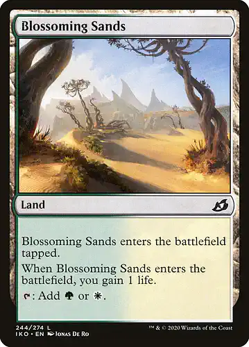 Blossoming Sands - iko Spoiler