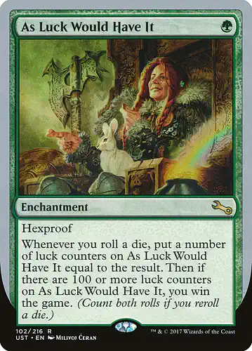 As Luck Would Have It - ust Spoiler
