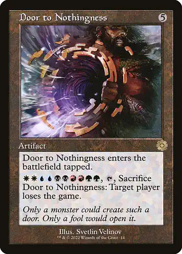 Door to Nothingness - brr Spoiler