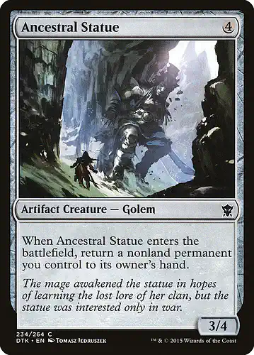 Ancestral Statue - dtk Spoiler