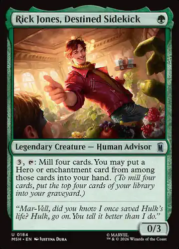 Rick Jones, Destined Sidekick - msh Spoiler