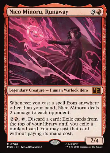 Nico Minoru, Runaway - msc Spoiler