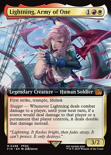 Lightning, Army of One - fin Spoiler