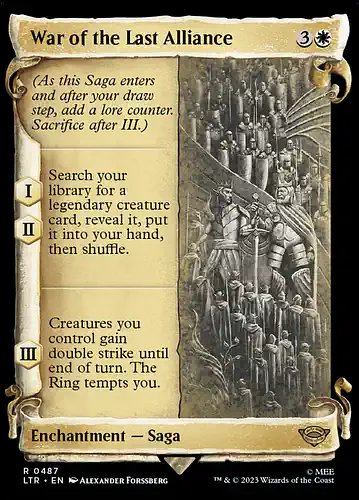 War of the Last Alliance - ltr Spoiler