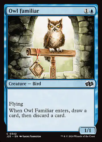 Owl Familiar - j25 Spoiler