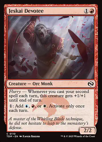 Jeskai Devotee - tdm Spoiler