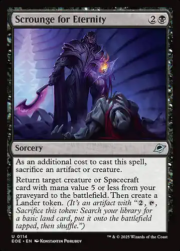 Scrounge for Eternity - eoe Spoiler
