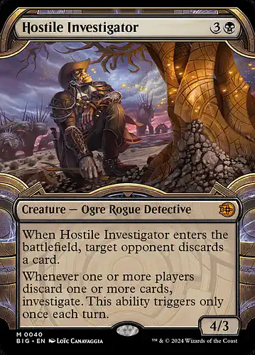 Hostile Investigator - big Spoiler