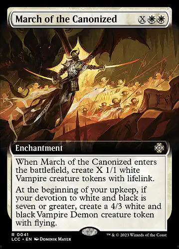 March of the Canonized - lcc Spoiler