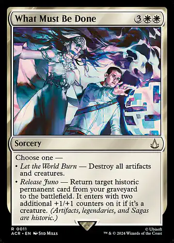 What Must Be Done - acr Spoiler