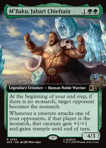 M'Baku, Jabari Chieftain - msc Spoiler