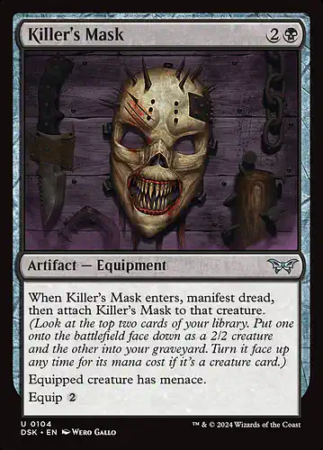 Killer's Mask - dsk Spoiler
