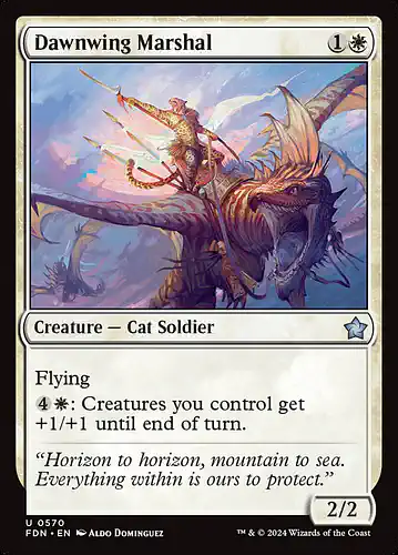 Dawnwing Marshal - fdn Spoiler