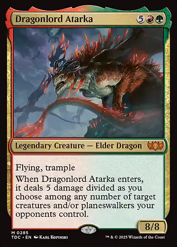 Dragonlord Atarka - tdc Spoiler