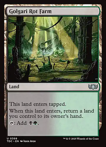 Golgari Rot Farm - tdc Spoiler