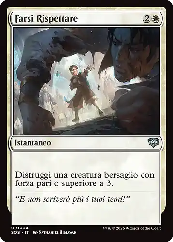 Stand Up for Yourself - sos Spoiler